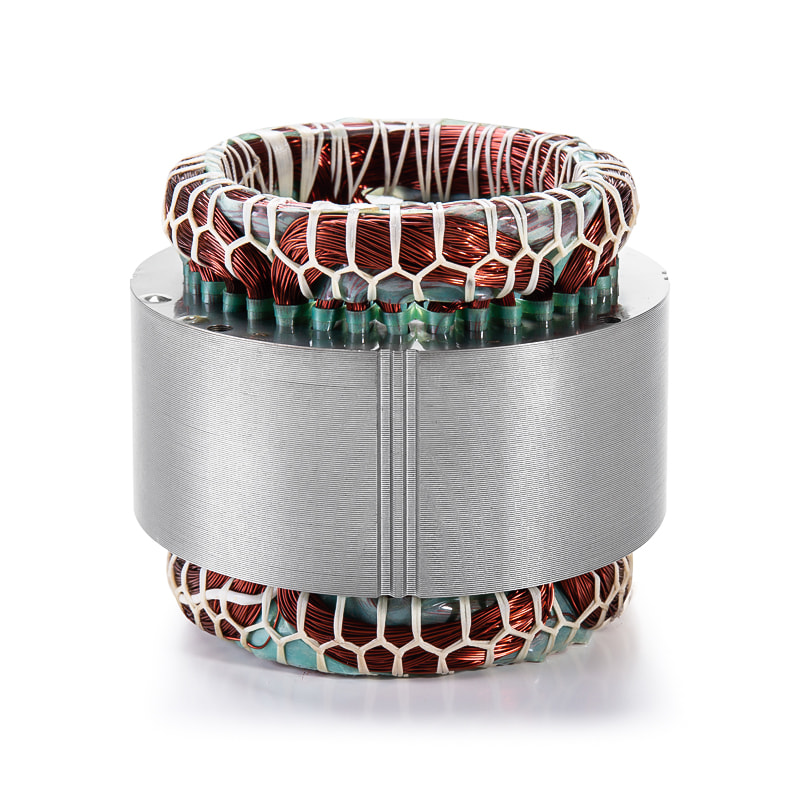 家電モーターのステーターとローターコア