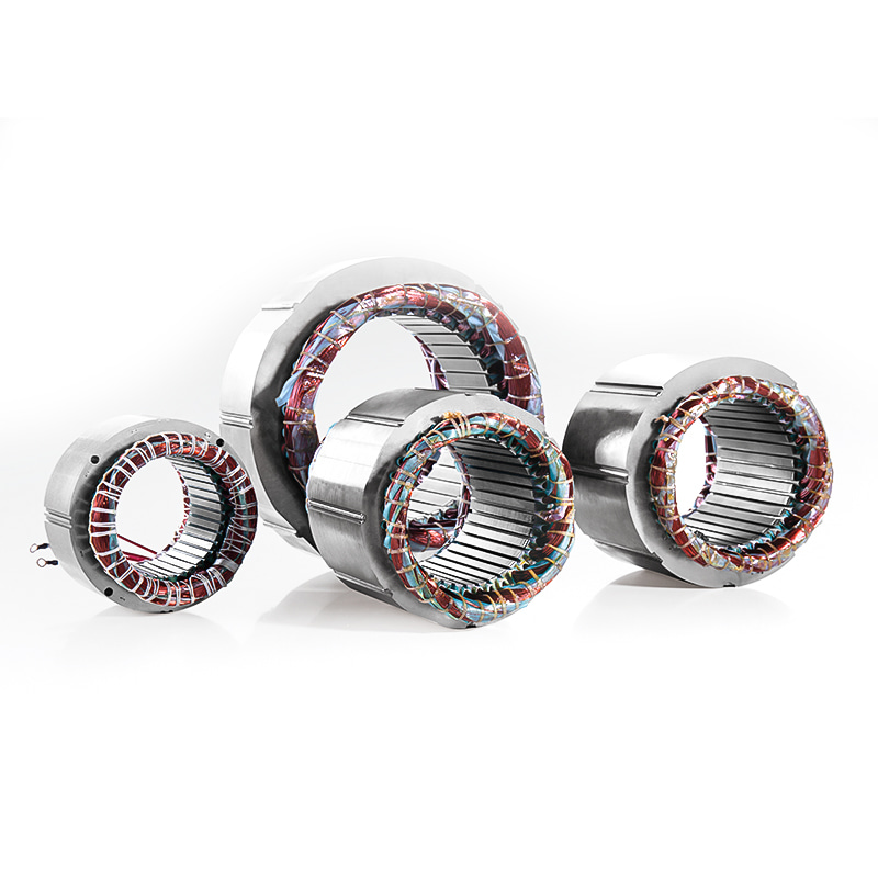 家電モーターのステーターとローターコア