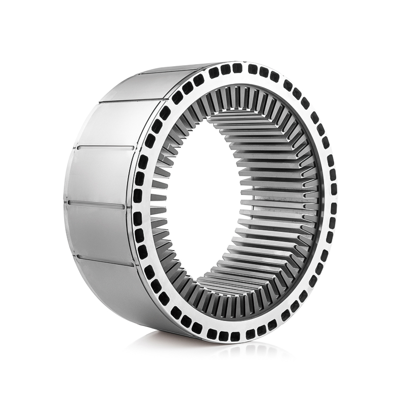 トラクションモーターのステーターとローターコア